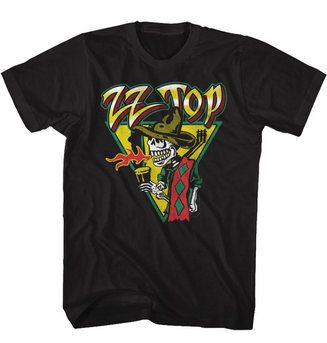 Mens ZZ Top Dia De Los Mescalera T-Shirt - HalfMoonMusic
