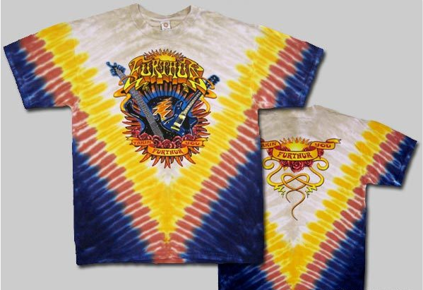 Mens Grateful Dead Taking You Furthur Tie-Dye T-Shirt - HalfMoonMusic