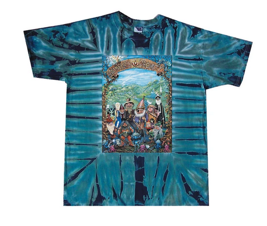 Mens Gnomeland Security Tie-Dye T-Shirt - HalfMoonMusic