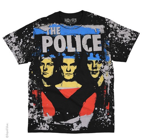 Mens The Police Synchronicity T-Shirt - HalfMoonMusic