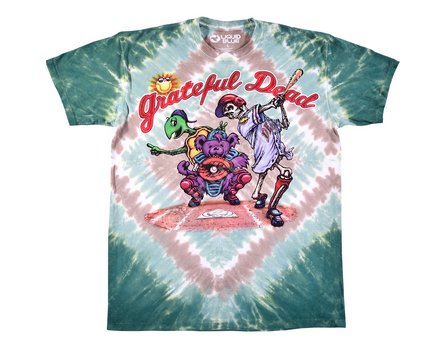 Mens Grateful Dead Spring Training Tie-Dye T-Shirt - HalfMoonMusic