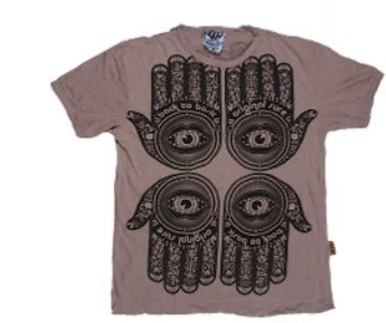 Mens Cotton Healing Hand T-shirt - HalfMoonMusic