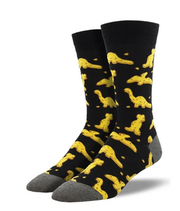 Mens Dino Nuggets Socks - HalfMoonMusic