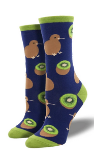 Womens Friends With A Kiwi Socks - HalfMoonMusic