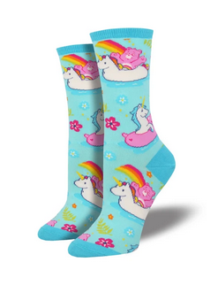 Womens Care Bears Unicorn Socks - HalfMoonMusic