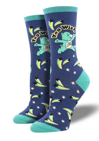 Womens Care Bears You Wish Socks - HalfMoonMusic