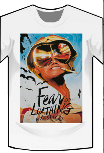 Mens Fear & Loathing Art T-Shirt - HalfMoonMusic