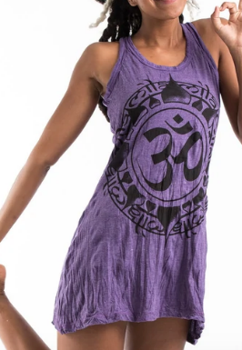 Womens Big Ohm Short Tank Dress - HalfMoonMusic