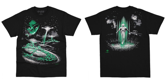 Mens Alien Invasion T-Shirt - HalfMoonMusic