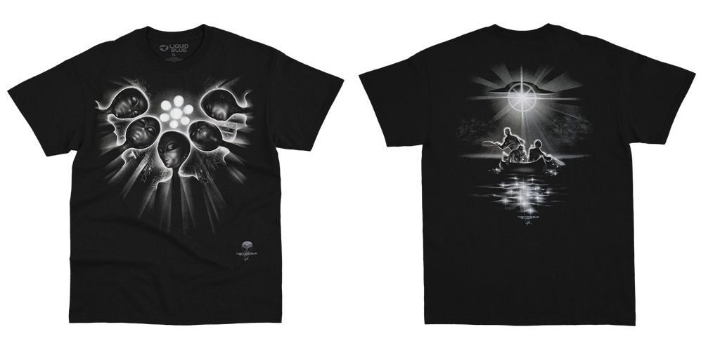 Mens Alien Abduction T-Shirt - HalfMoonMusic