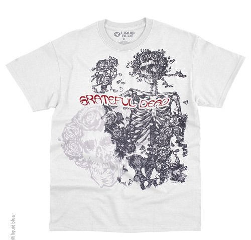 Mens Grateful Dead Bertha Redux White T-Shirt - HalfMoonMusic
