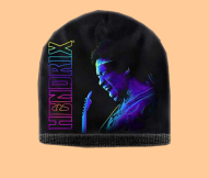 Jimi Hendrix Signature Fleece Beanie - HalfMoonMusic