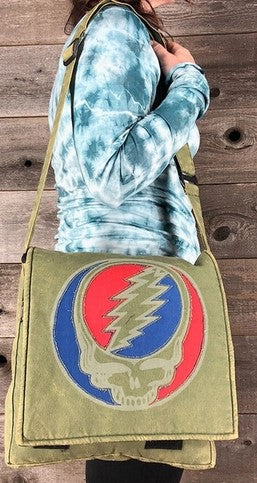 Grateful Dead SYF Patch Square Shoulder Bag - HalfMoonMusic
