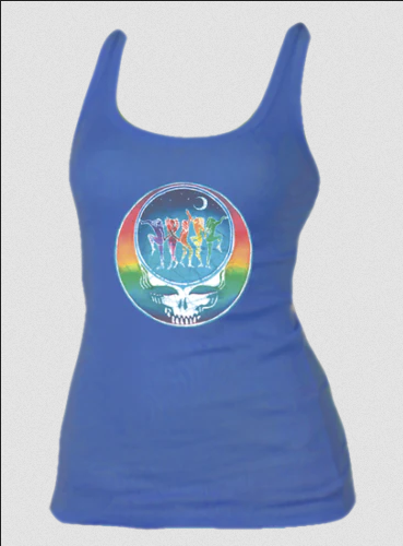Womens Grateful Dead Rainbow Dancer SYF Tank Top - HalfMoonMusic