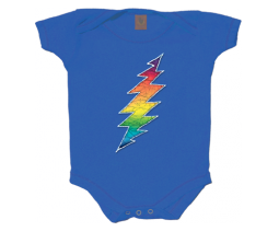 Grateful Dead Lightning Bolt Onesie - HalfMoonMusic