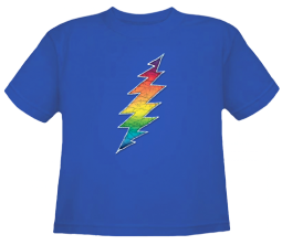 Grateful Dead Youth Bolt T Shirt - HalfMoonMusic