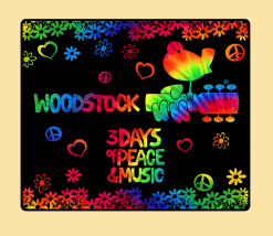 Woodstock Three Days Throw Blanket - HalfMoonMusic