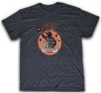 Mens Widespread Panic Red Rocks Bird T-Shirt - HalfMoonMusic