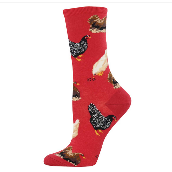 Womens Hen House Socks - HalfMoonMusic