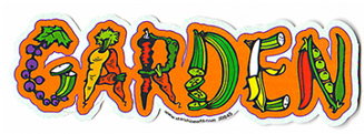 Garden Vegetables Sticker - HalfMoonMusic