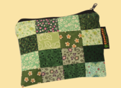 Tour Daze Patchwork Calico Coin Purse - HalfMoonMusic