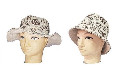 Mushroom Hemp Hat - HalfMoonMusic