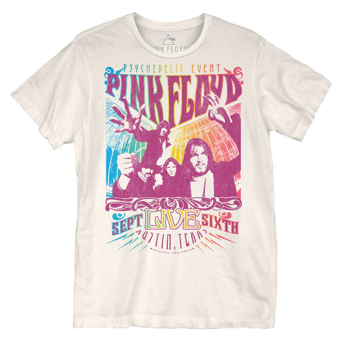 Men's Pink Floyd Psychedelic Event Live T-Shirt - HalfMoonMusic