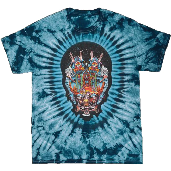 Men's Drumz In Space Tie-Dye T-Shirt - HalfMoonMusic
