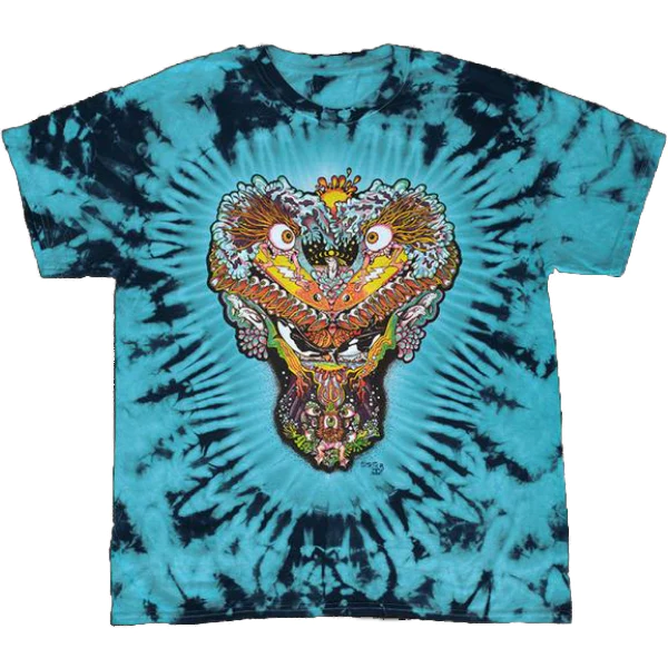 Men's Surfs Up Eyeball Tie-Dye T-Shirt - HalfMoonMusic