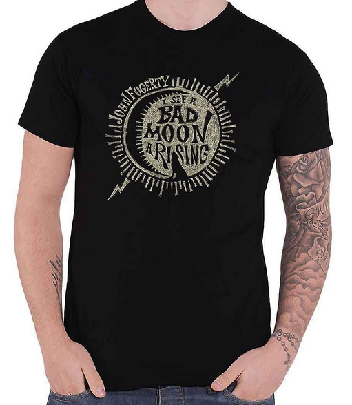 Men's John Fogerty Bad Moon Wolf T-Shirt - HalfMoonMusic