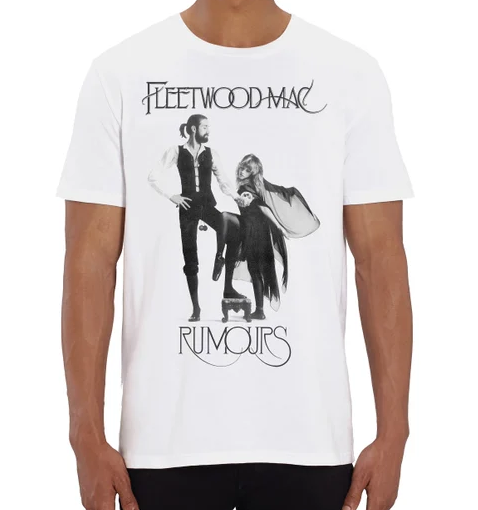 Fleetwood Mac White Rumours T Shirt HalfMoonMusic