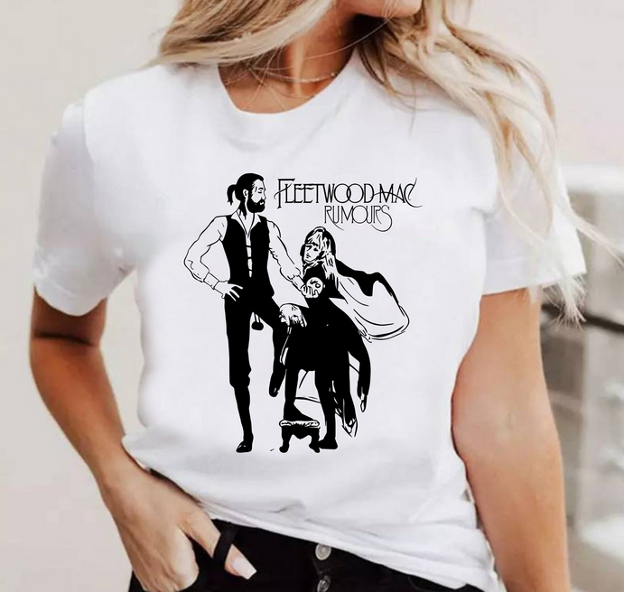 Fleetwood Mac White Rumours T-Shirt - HalfMoonMusic