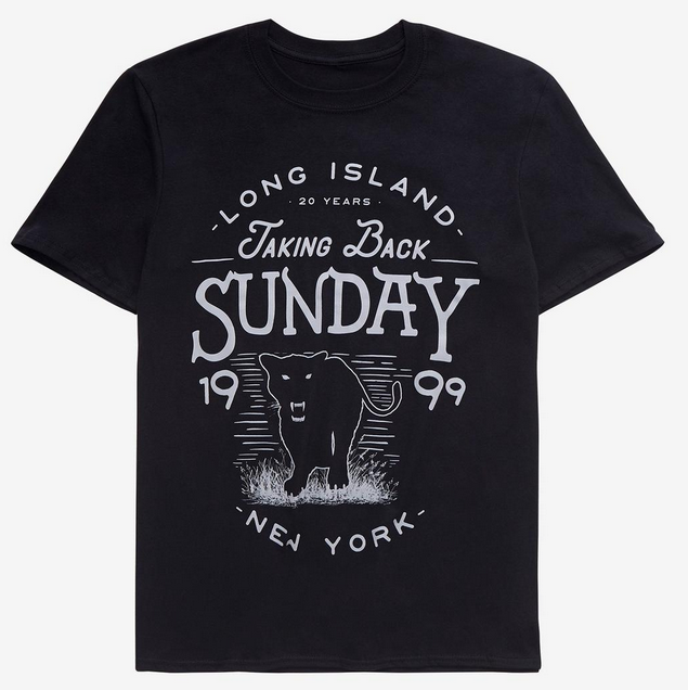 Men's Taking Back Sunday Panther T-Shirt - HalfMoonMusic
