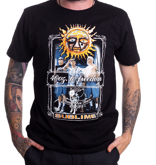 Men's Sublime 25 Years T-Shirt - HalfMoonMusic
