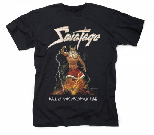 Men's Savatage Hall of the Mountain King T-Shirt - HalfMoonMusic