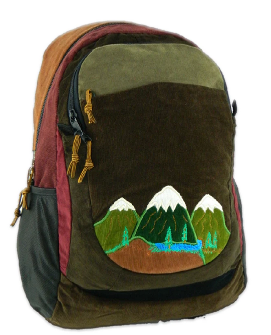 Sparkling Corduroy Mountain Backpack - HalfMoonMusic