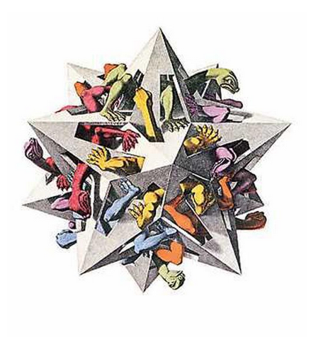 Gravity MC Escher Art Print - HalfMoonMusic