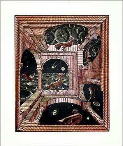 Other World MC Excher Art Print - HalfMoonMusic