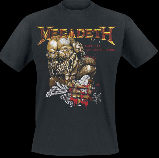 Men's Megadeth Peace Sells T-Shirt - HalfMoonMusic