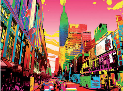 Empire State Building Art Print - HalfMoonMusic