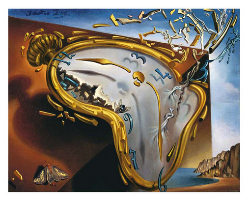 Montre Molle au Moment Art Print - HalfMoonMusic