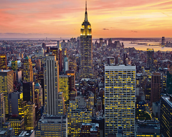 Empire State Building NYC Art Print - HalfMoonMusic