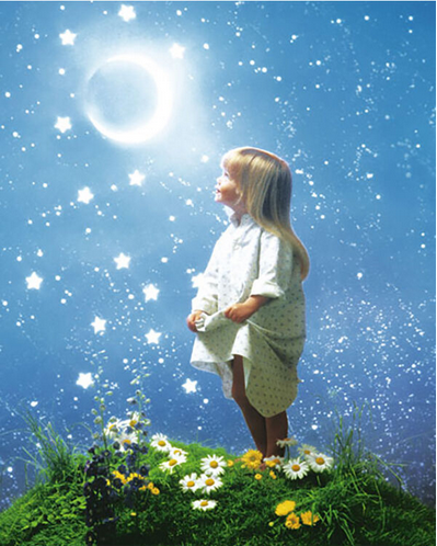La Nuit Enchantee Art Print - HalfMoonMusic