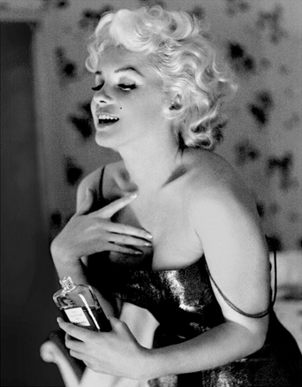 Marilyn Monroe Chanel No. 5 Art Print - HalfMoonMusic
