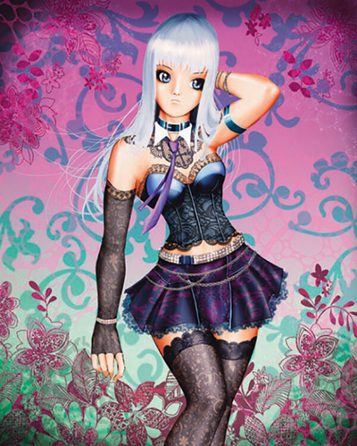 Loligoth Lace Doll Art Print - HalfMoonMusic