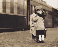 Forget-Me-Not Kid Kiss Art Print - HalfMoonMusic