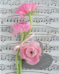 Composition Florale Coupe Art Print - HalfMoonMusic