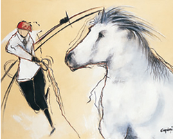 Corrida III Art Print - HalfMoonMusic