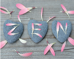 Zen I Heart Rocks Art Print - HalfMoonMusic