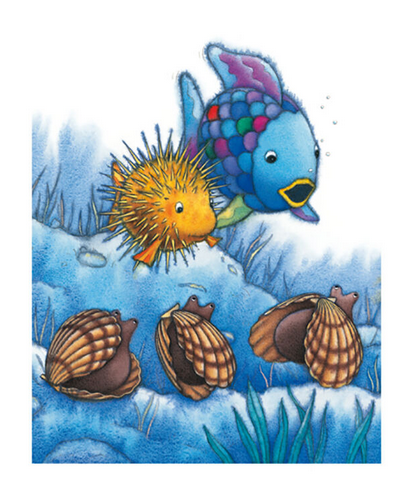 The Rainbow Fish IV Foiled Art Print - HalfMoonMusic